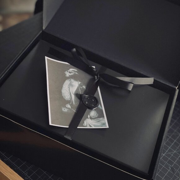 Wearable Clutch with Spike Studded detail - Italian Vachetta Leather - Picture 15 of 15